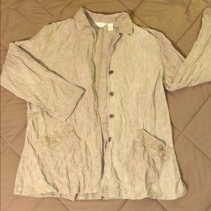 🍀J.Jill Linen Jacket in excellent condition!🍀